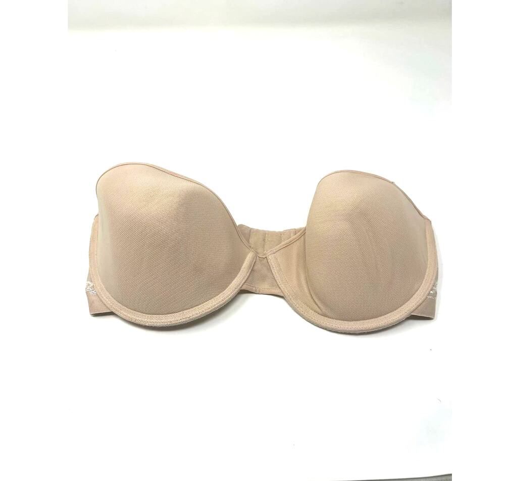 Wacoal Sz 32D Women's Beige Intrigue Contour Demi Convertible Bra